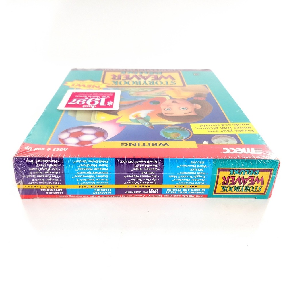 Mecc Storybook Weaver Deluxe Big Box Software CD Windows Mac 1996 New Sealed - Picture 8 of 8